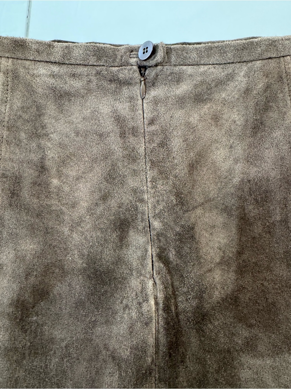 Siena Studio Vintage Suede Midi Skirt in Chocolate Brown 6 - Picture 7 of 11